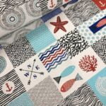 Tissu jacquard "Océan"
