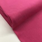 Tissu 100% lin "Gaya" - Rose fuchsia