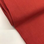 Tissu 100% lin "Gaya" - Rouge