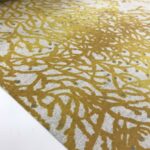 Tissu sergé coton enduit Oeko-tex Calédonie - Jaune  safran