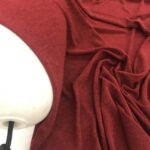 Tissu jersey "Pare-battage" grande largeur 200 cm - Bordeaux