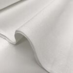 Tissu 100% lin "Arizona" - Blanc