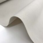 Tissu velours microfibre uni Velvet - Ecru