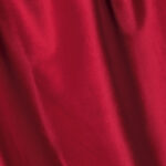 Tissu velours uni Ambra - Bordeaux