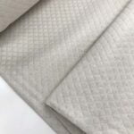 Tissu d' ameublement grande largeur 280 cm  "Piqué" - Naturel