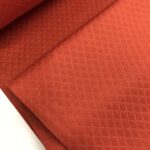 Tissu d' ameublement grande largeur 280 cm "Piqué" - Brique
