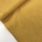 Tissu 100% lin "Gaya" - Ocre jaune