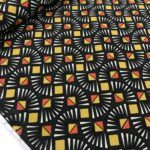 Tissu coton imprimé "Bob" - Gris