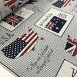 Tissu jacquard "UNation"