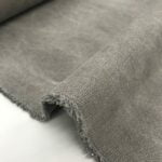 Toile de coton Stone wash - Gris