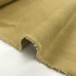 Toile de coton Stone wash - Jaune