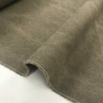 Toile de coton Stone wash - Taupe