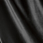 Tissu velours uni Ambra - Noir