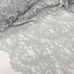 Tissu "Dentelle" - Gris clair