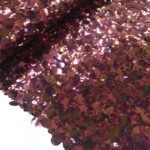 Tissu "Sequin" - Bordeaux