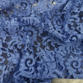 Tissu Dentelle - Bleu lavande