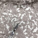 Tissu dentelle Guipure - Taupe