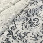 Tissu "dentelle" - Écru