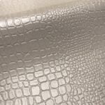 Simili cuir "Croco" - Beige