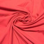 Tissu jersey coton uni - Rouge