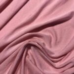 Tissu jersey coton uni - Rose layette