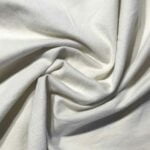 Tissu jersey coton uni - Écru