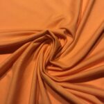 Tissu jersey coton uni - Orange