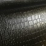 Simili cuir "Croco" - Noir