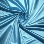 Satin "Carnaval" - Bleu ciel