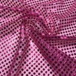 Tissu lamé "Pailleté" - Rose