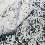 Tissu "dentelle" - Blanc