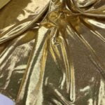 Tissu lamé stretch Glossy - Doré