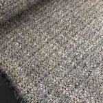 Tissu chiné Toscane - Écru, gris