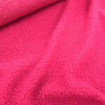 Tissu lainage véritable Teddy 50% Laine - Rose