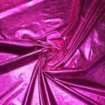 Tissu lamé stretch Glossy - Rose