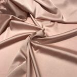 Tissu satin élasthanne "Raso" - Rose poudré
