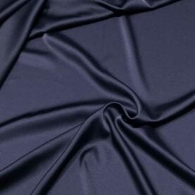 Tissu satin élasthanne "Raso" - Bleu marine