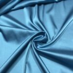 Tissu satin élasthanne "Raso" - Bleu ciel
