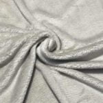 Tissu Doudou uni - Taupe