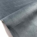 Tissu velours microfibre uni Velvet - Bleu gris