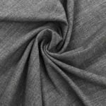 Tissu crêpe de laine Superbo 44% Laine - Gris chiné