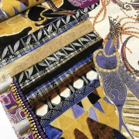 Tissu viscose Fantaisie - Multicolore