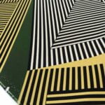 Tissu imprimé haute couture Illusion - Multicolore