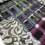Tissu fantaisie imprimé Art - Multicolore n°2