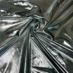 Tissu lamé stretch Glossy - Argent