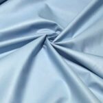 Tissu coton percale uni grande largeur 280 cm - Bleu ciel