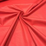 Tissu coton percale uni grande largeur 280 cm - Rouge