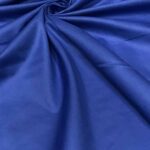 Tissu coton percale  uni grande largeur 280 cm - Bleu roi