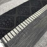 Tissu jacquard Elsy - Noir, gris