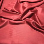 Tissu gabardine Vergine 98% Pure laine vierge - Rouge